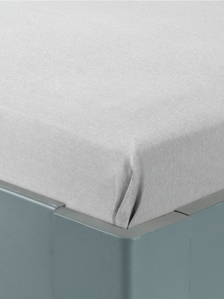 Flat sheet BOLETTE Double light grey JYSK