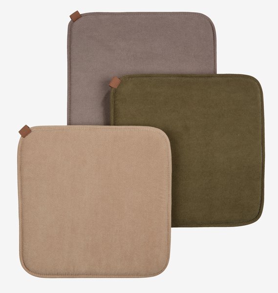 Seat pad LOMME 38x38x2 beige JYSK