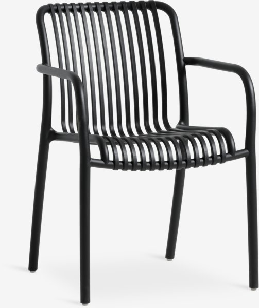 Stacking chair NABBEN black JYSK