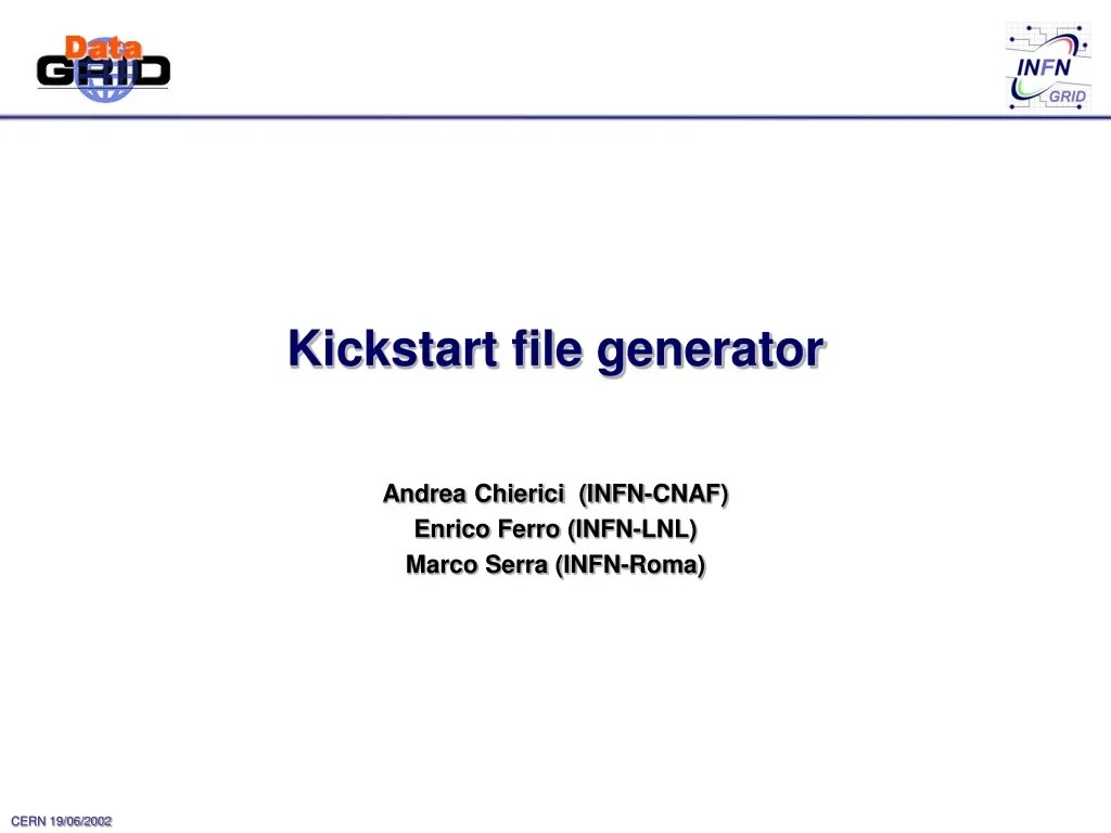 PPT Kickstart file generator PowerPoint Presentation, free download