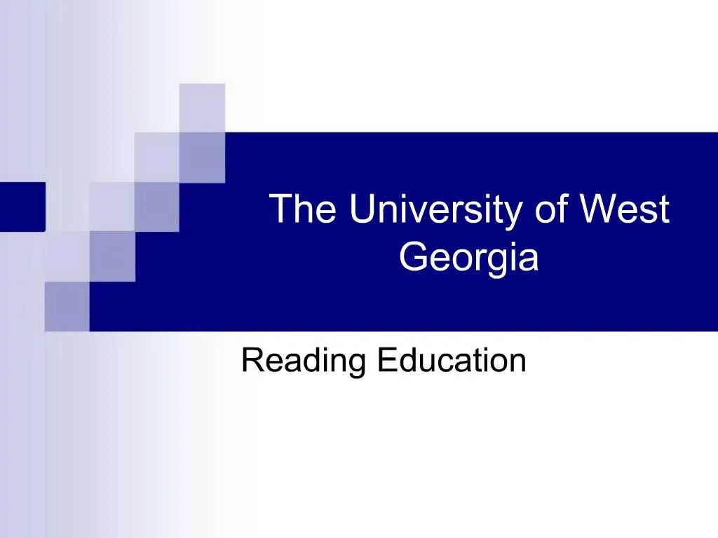 PPT The University of West PowerPoint Presentation, free