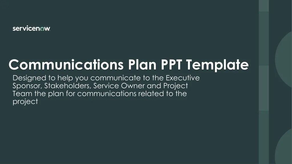 PPT Communications Plan PPT Template PowerPoint Presentation, free