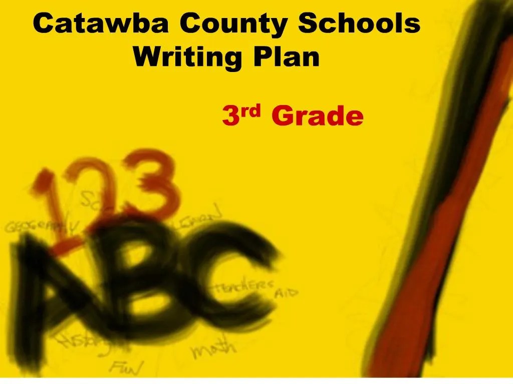 PPT Catawba County Schools Writing Plan PowerPoint Presentation, free
