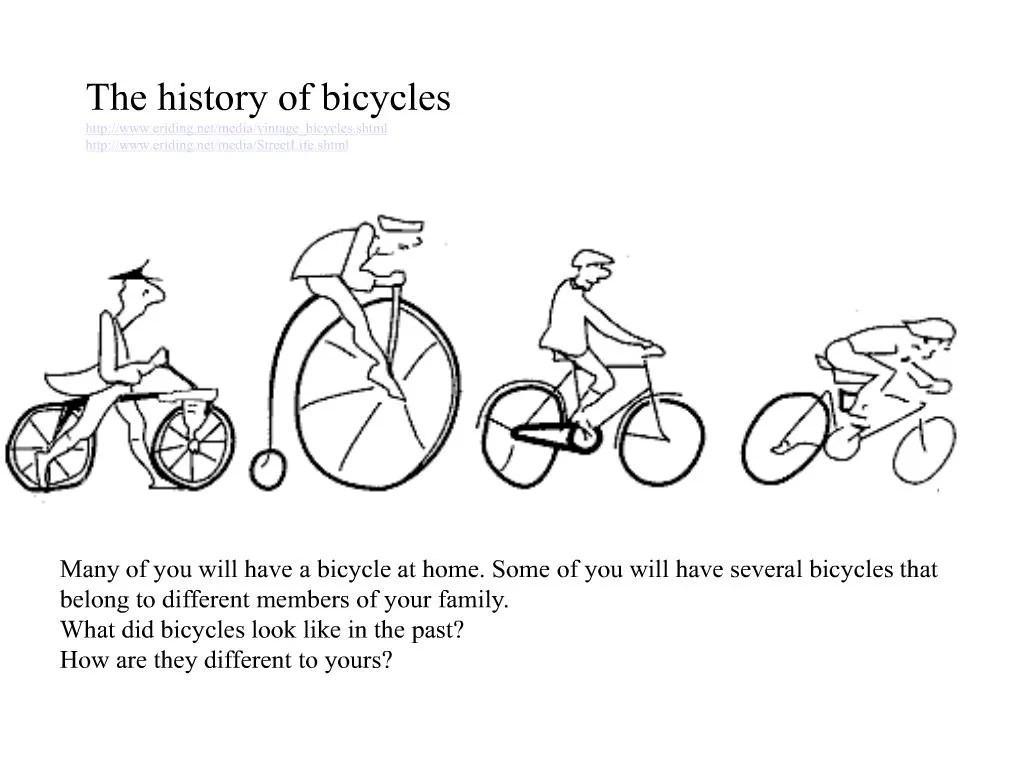 PPT Bicycle History PowerPoint Presentation, free download ID216042