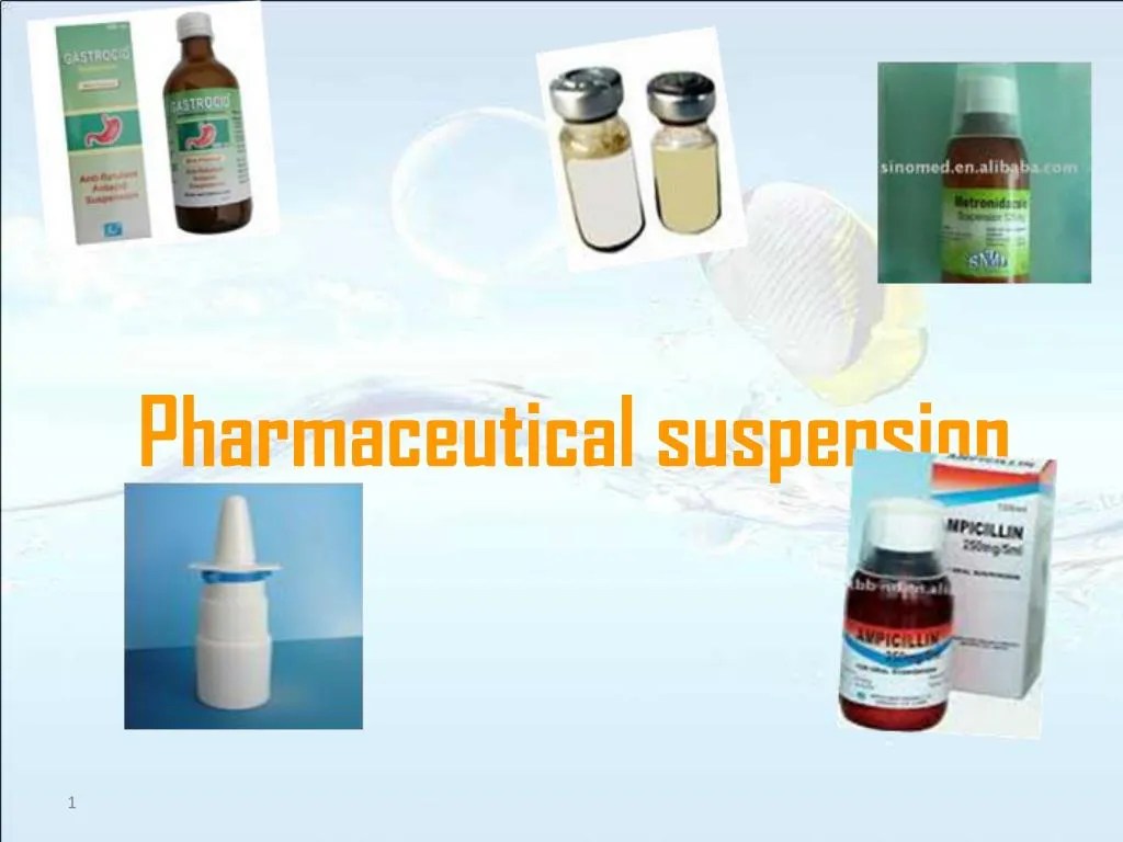 PPT Pharmaceutical suspension PowerPoint Presentation, free download
