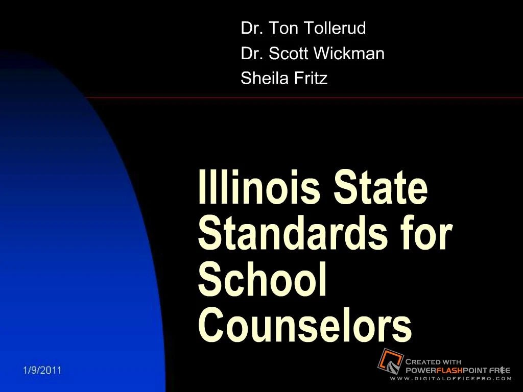 PPT Illinois State Standards for School Counselors PowerPoint