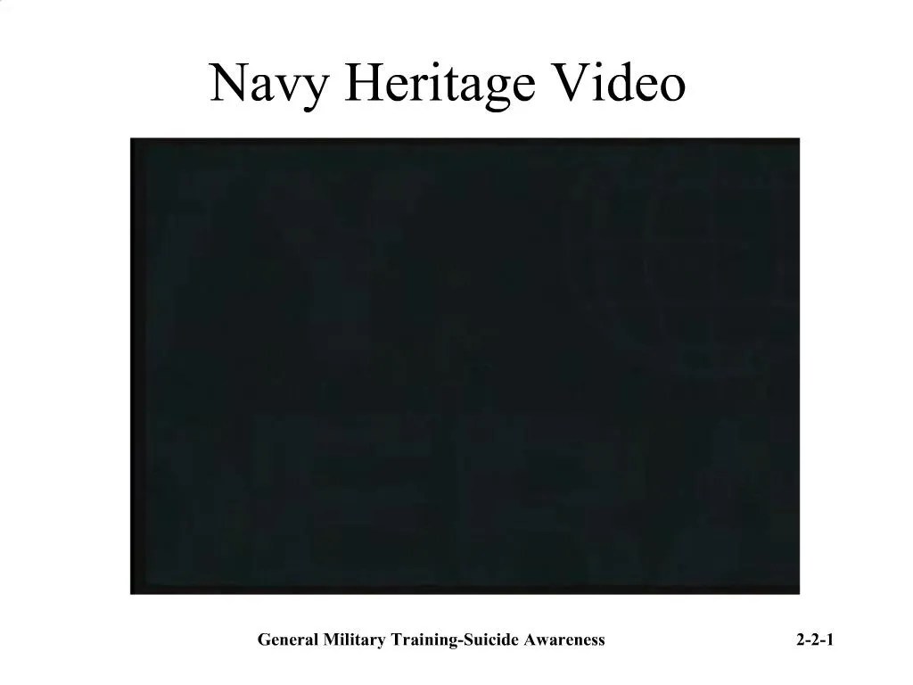 PPT Navy Heritage Video PowerPoint Presentation, free download ID689403