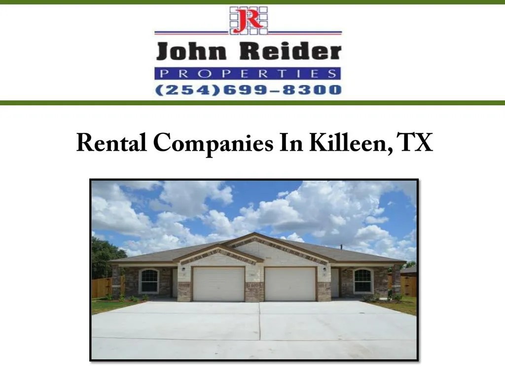 PPT Rental Companies In Killeen, TX PowerPoint Presentation, free