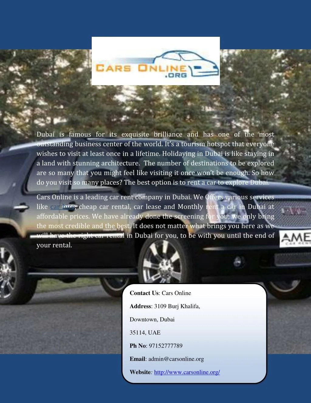 PPT Cheap luxury cars for rent in dubai PowerPoint Presentation, free