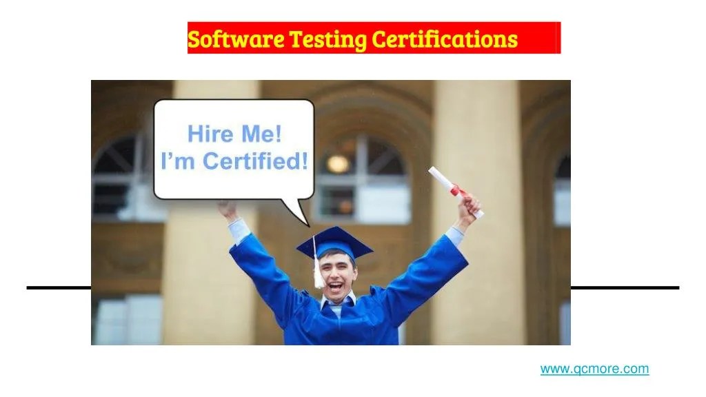 PPT Software Testing Certificates PowerPoint Presentation, free