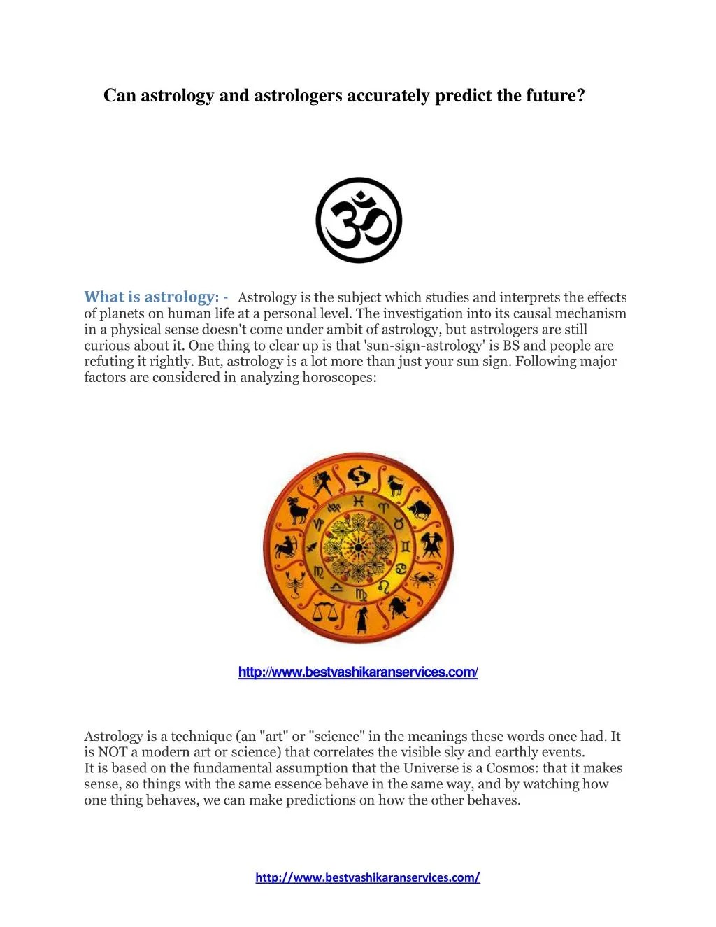 PPT Can astrology and astrologers accurately predict the future