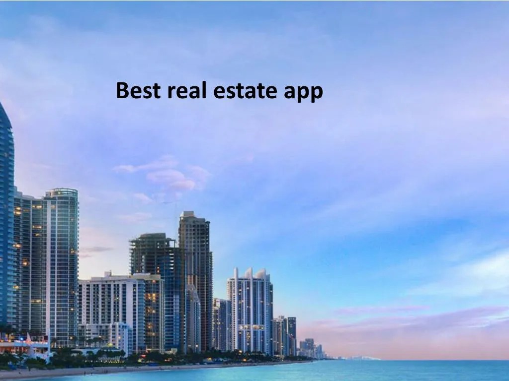 PPT new launch real estate app PowerPoint Presentation, free download