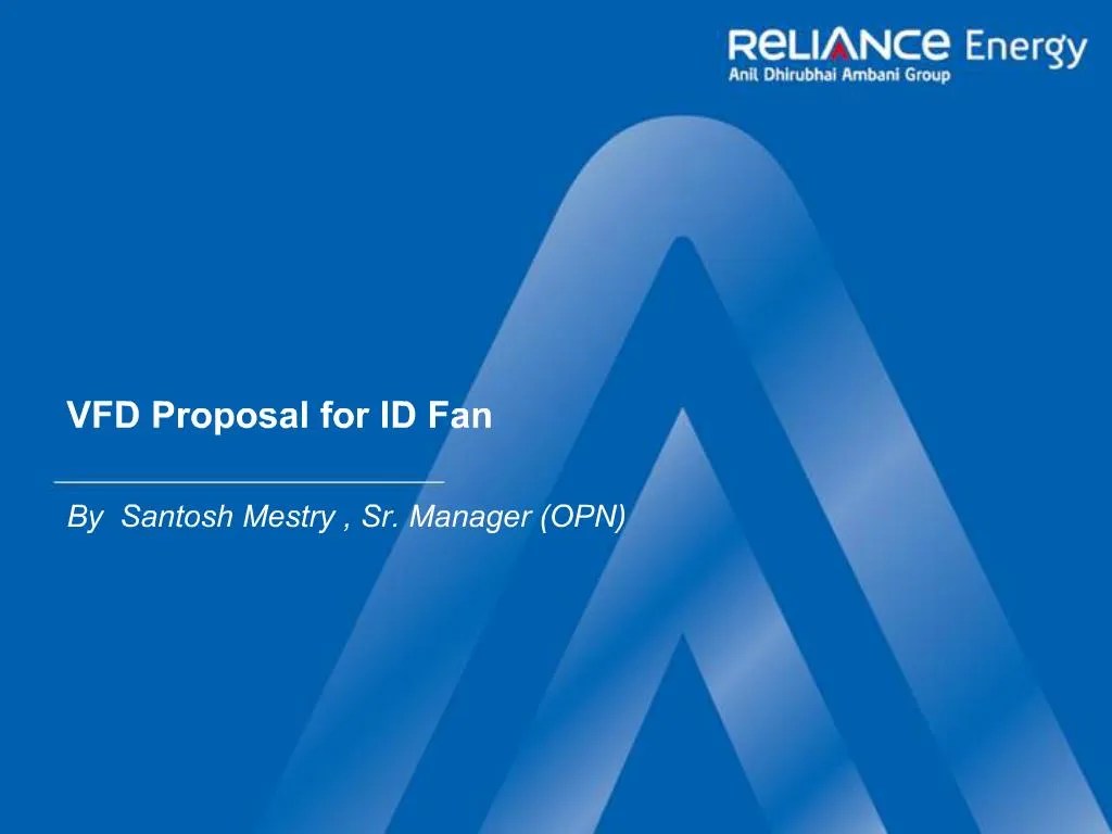 PPT VFD Proposal for ID Fan PowerPoint Presentation, free download