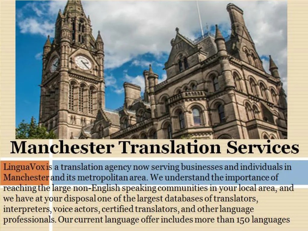 PPT Manchester Translation Services PowerPoint Presentation, free