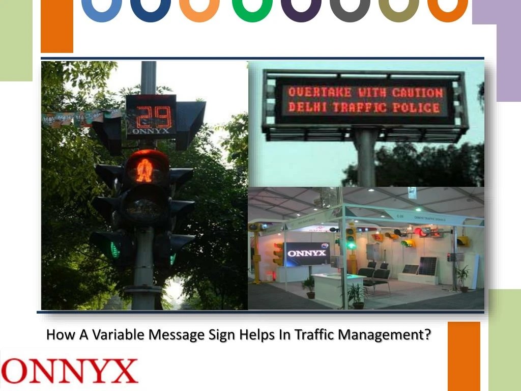 PPT LED Traffic Signal system and Variable Message Sign PowerPoint