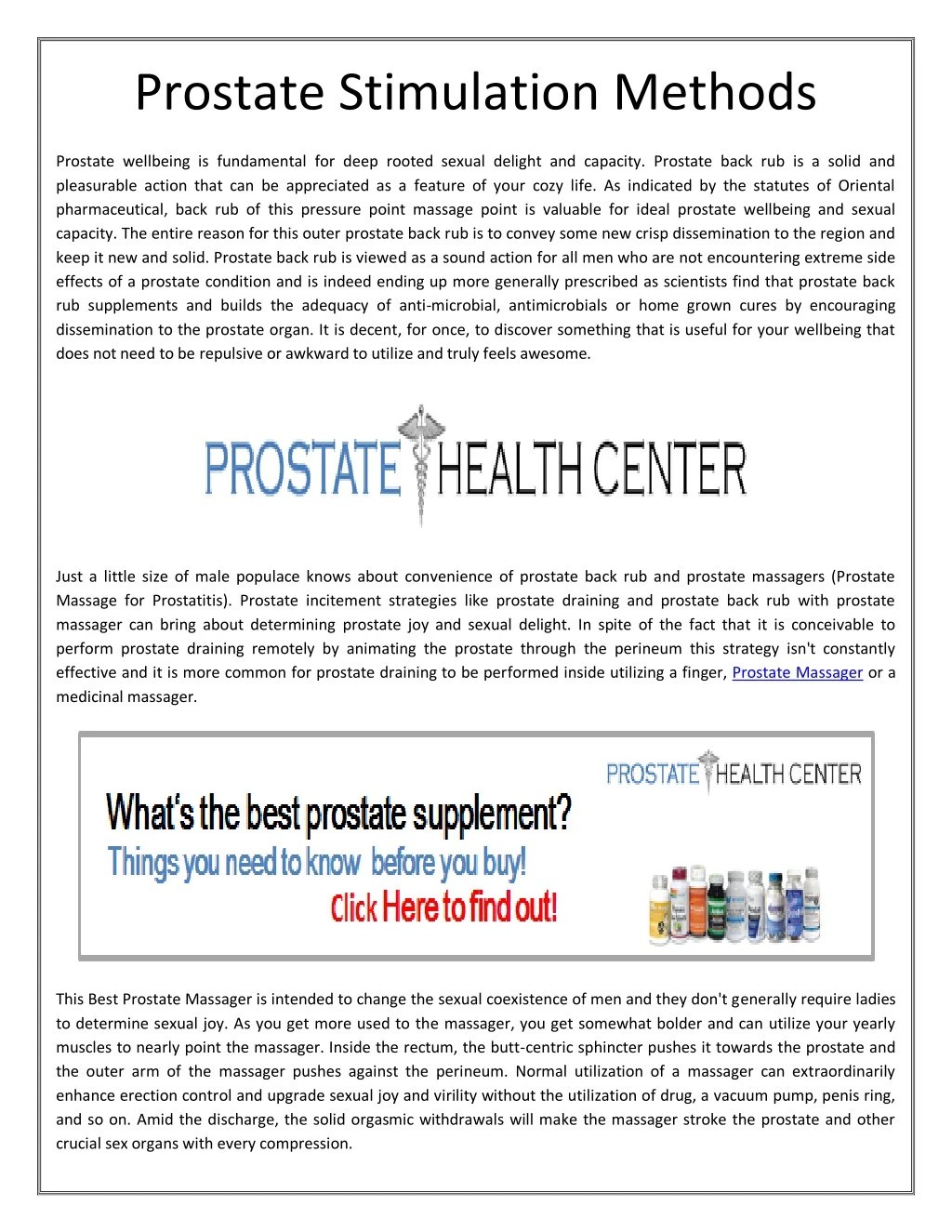 PPT - Prostate Stimulation Methods PowerPoint Presentation, free
