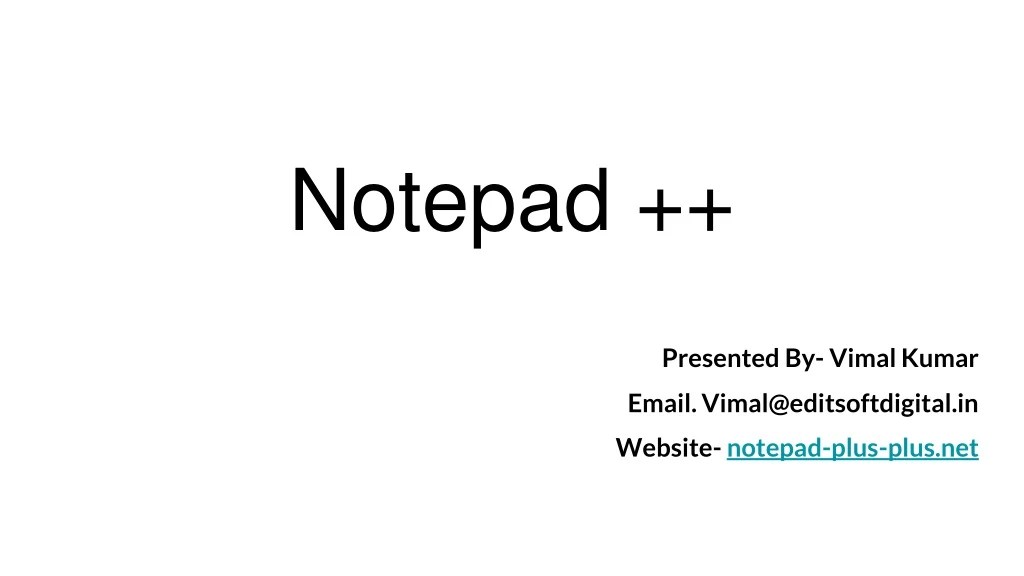 PPT Download Notepad PowerPoint Presentation, free download ID8187520