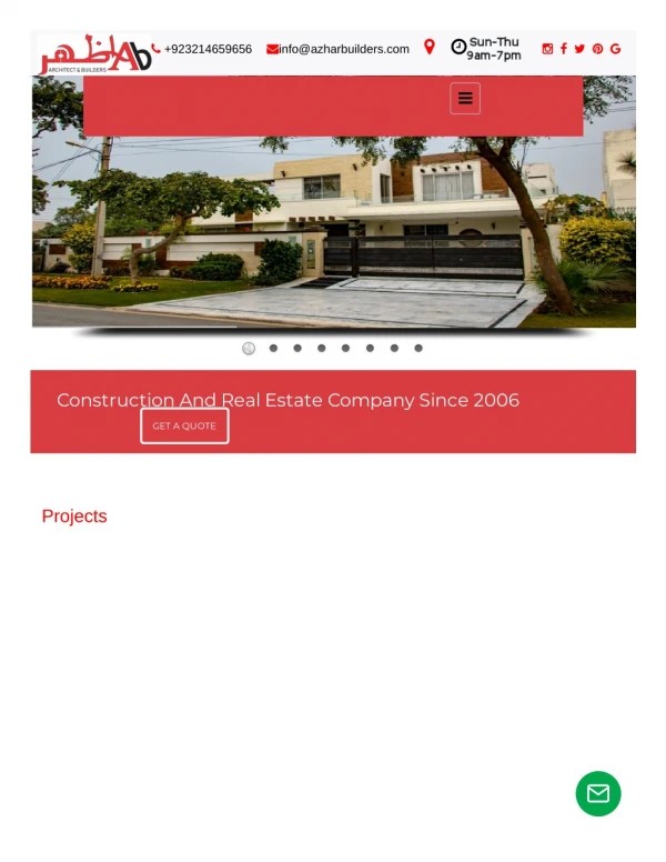 PPT Construction Companies in Hyderabad List PowerPoint Presentation