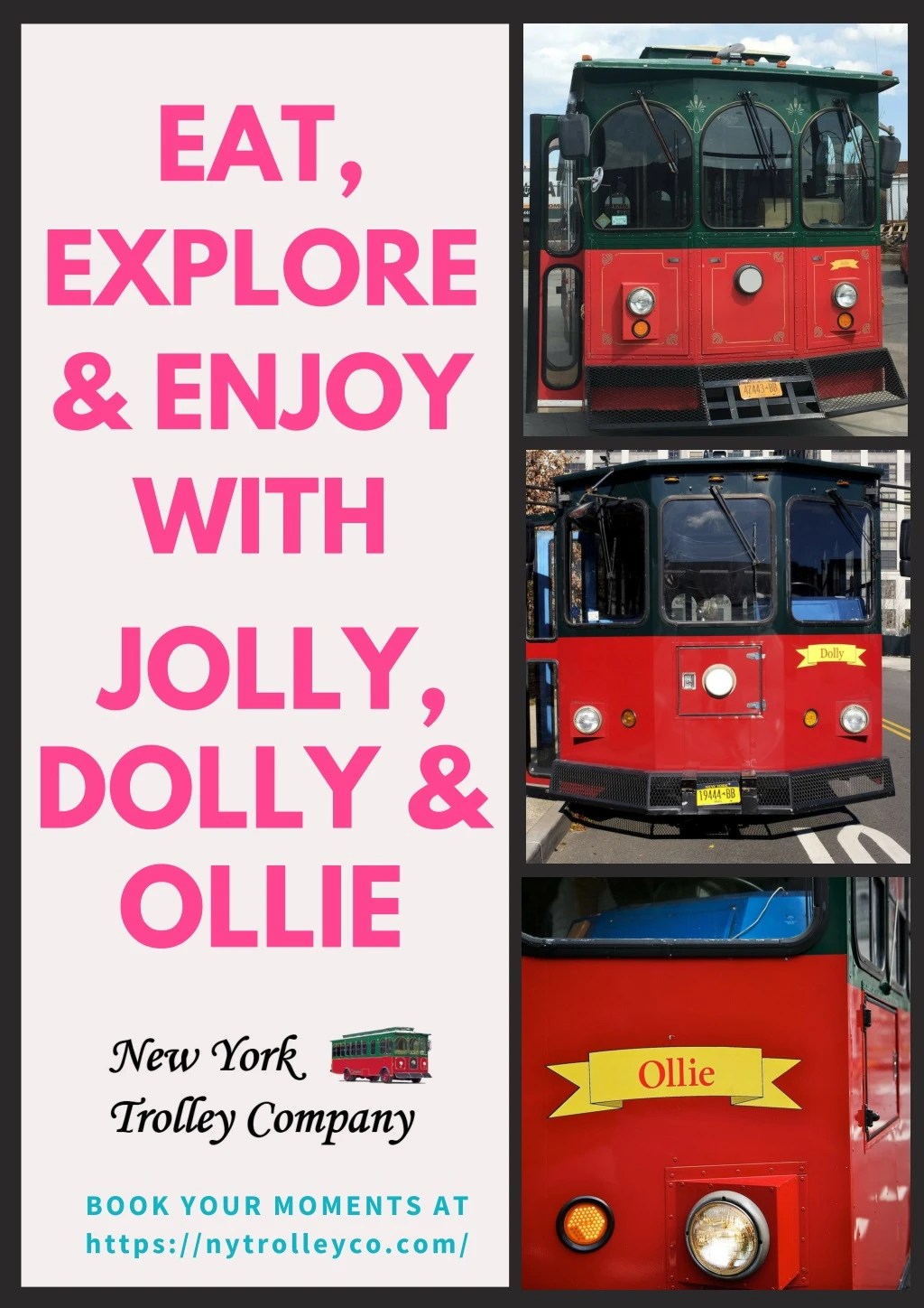 PPT Jolly, Dolly & Ollie Things To Do With NYC's Best Party Trolleys