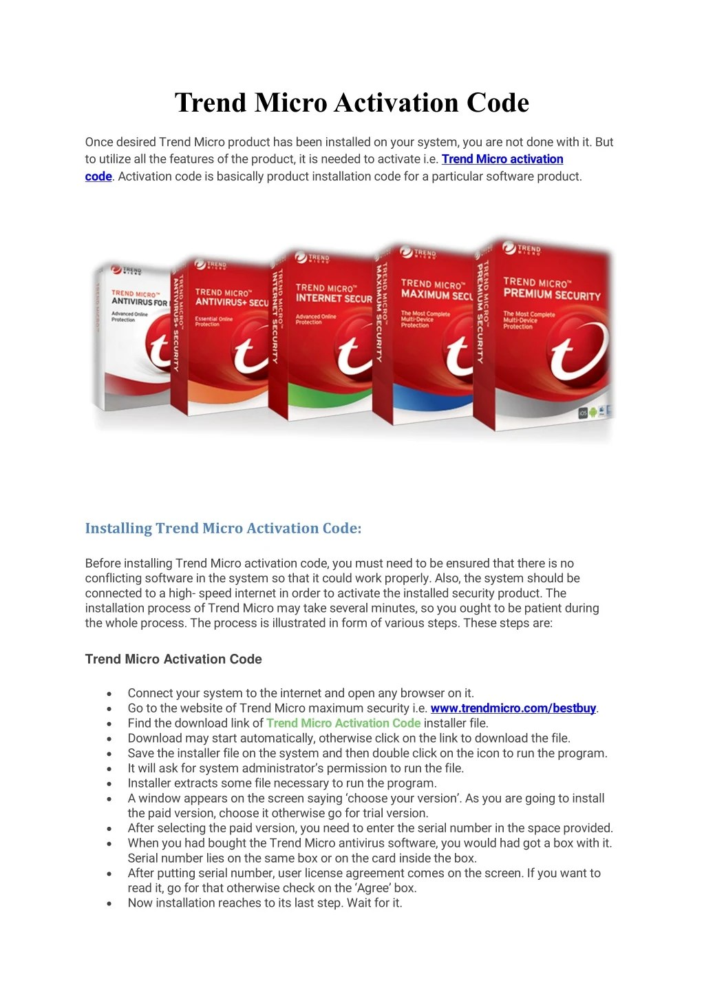 PPT Trend Micro Activation Code PowerPoint Presentation, free download ID8292936