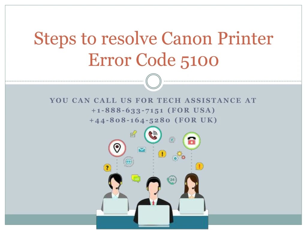 PPT Steps to fix canon printer error code 5100 PowerPoint Presentation ID8325706