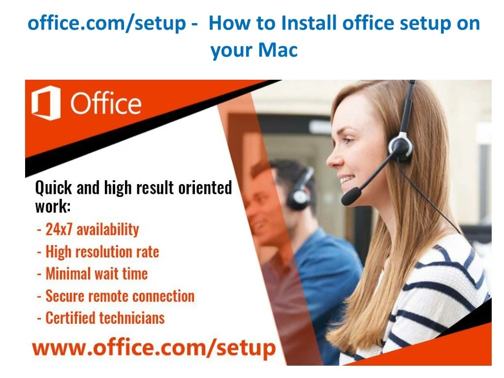 PPT How to Install office setup on your Mac