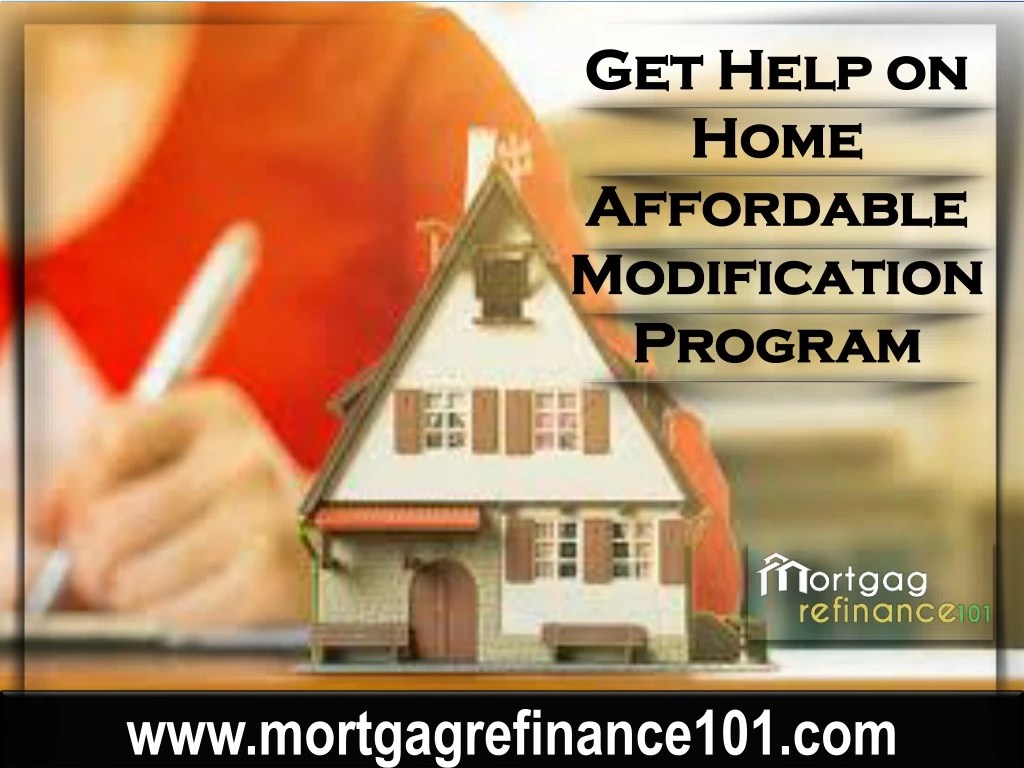 PPT Learn About Home Affordable Modification Program Guidelines