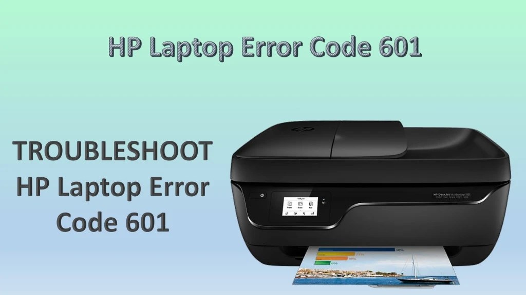 PPT TROUBLESHOOT HP Laptop Error Code 601 PowerPoint Presentation