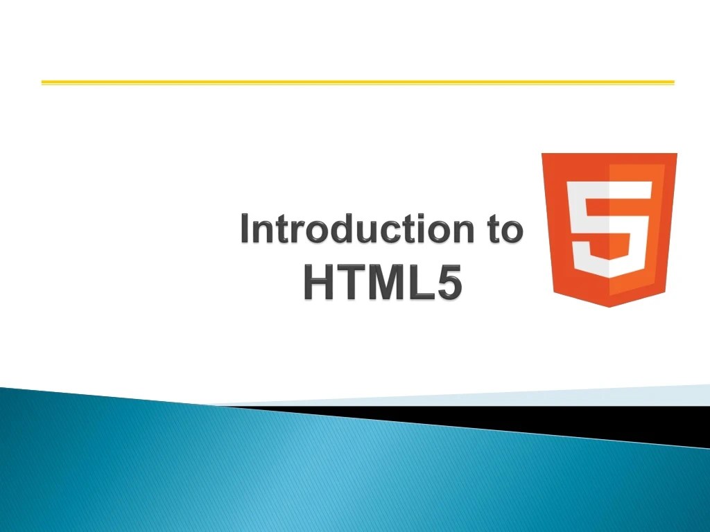 PPT Introduction to HTML5 PowerPoint Presentation, free download ID