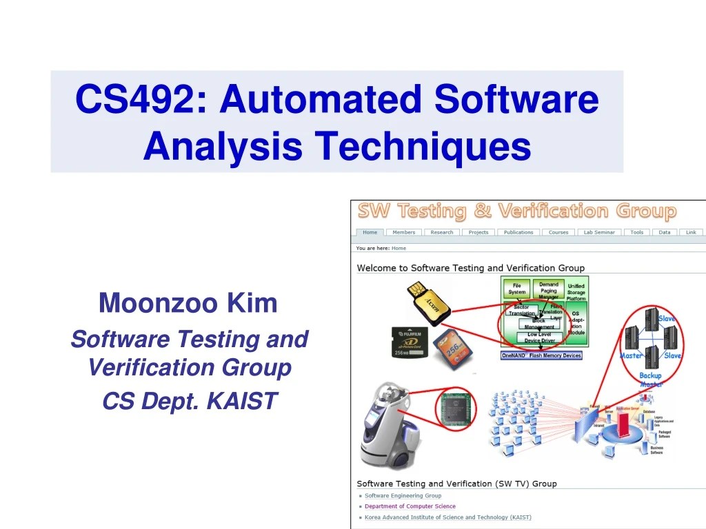 PPT CS492 Automated Software Analysis Techniques PowerPoint