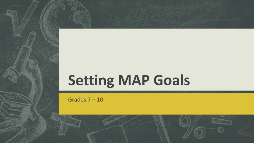 PPT Setting MAP Goals PowerPoint Presentation, free download ID8795643