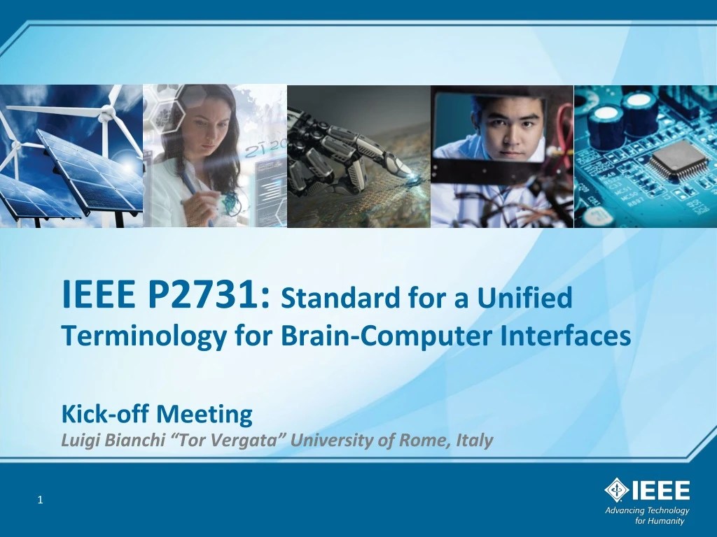 PPT IEEE P2731 Standard for a Unified Terminology for