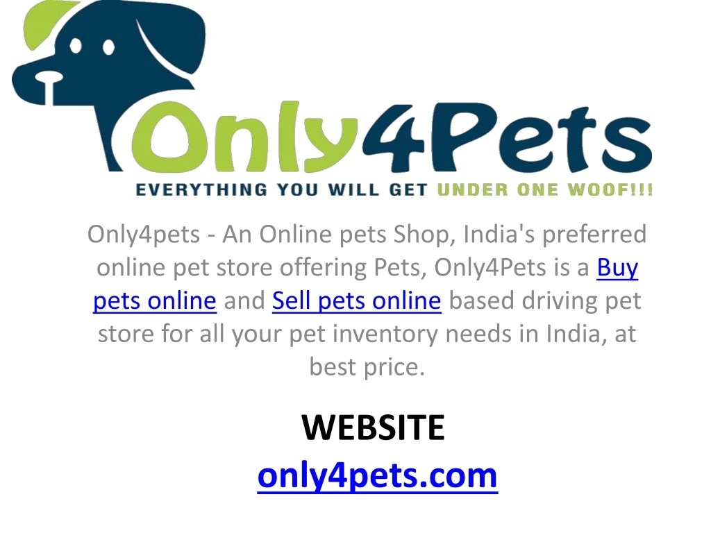 PPT Buy pets and Sell pets online PowerPoint Presentation, free