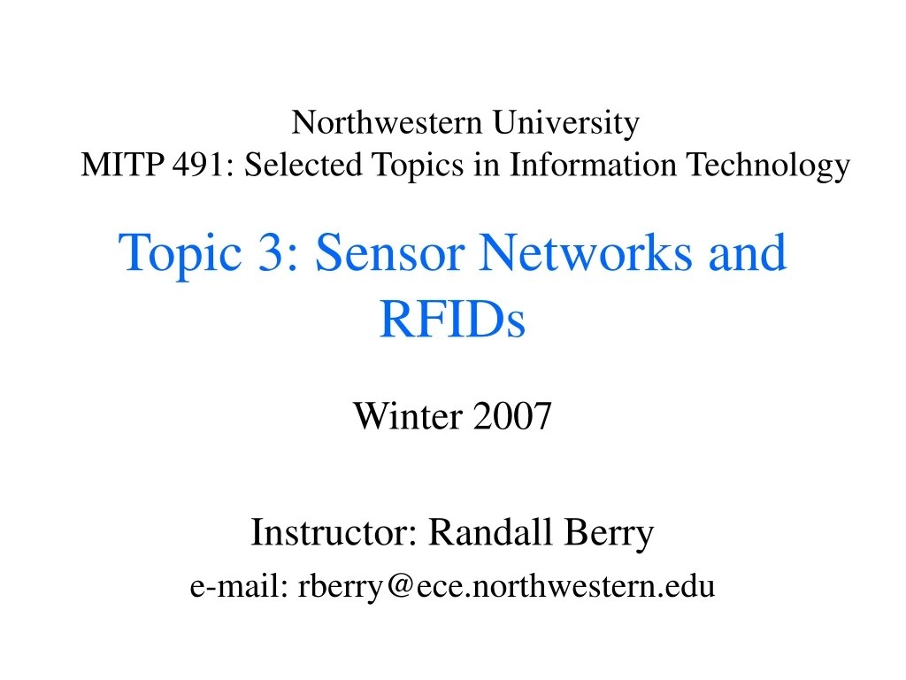 PPT Sensor Networks Small and Cheap Nodes for Various Applications