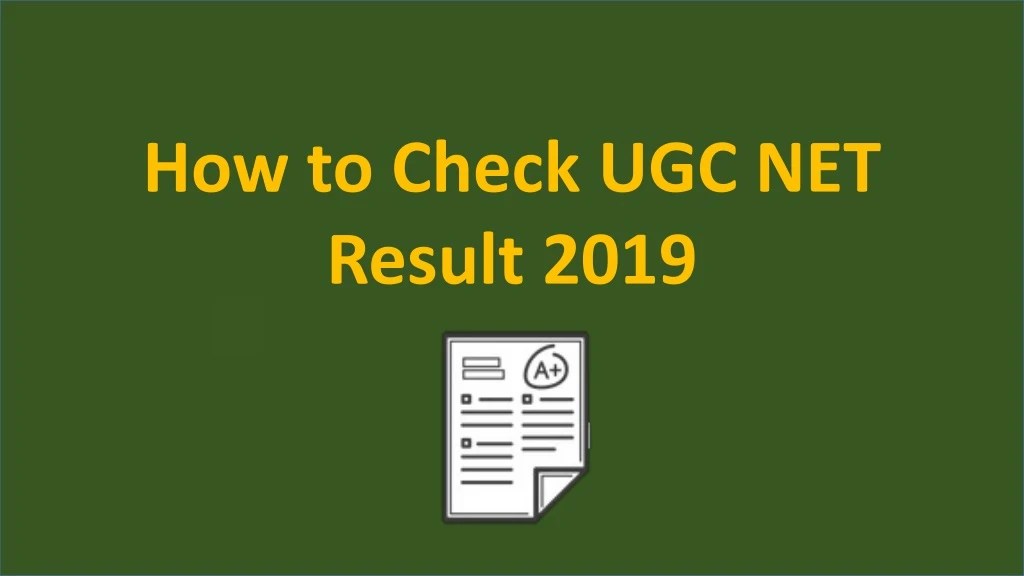 PPT How to Check UGC NET Result PowerPoint Presentation, free download ID9172760