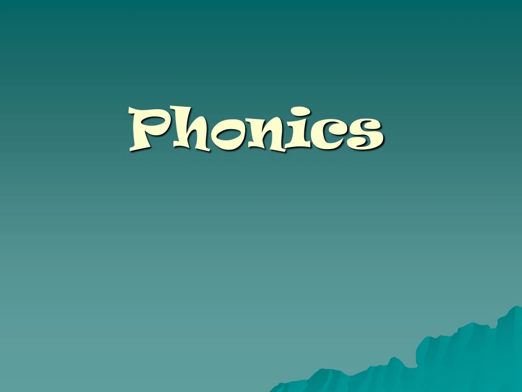 PPT Phonics PowerPoint Presentation, free download ID9197749