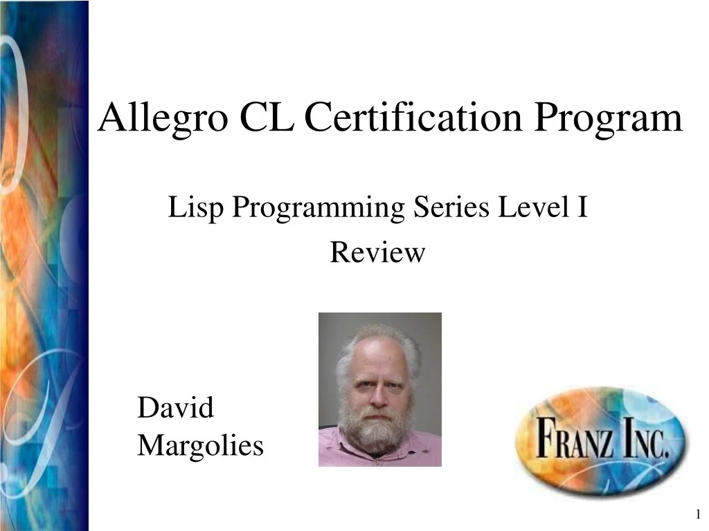PPT Allegro CL Certification Program PowerPoint Presentation, free