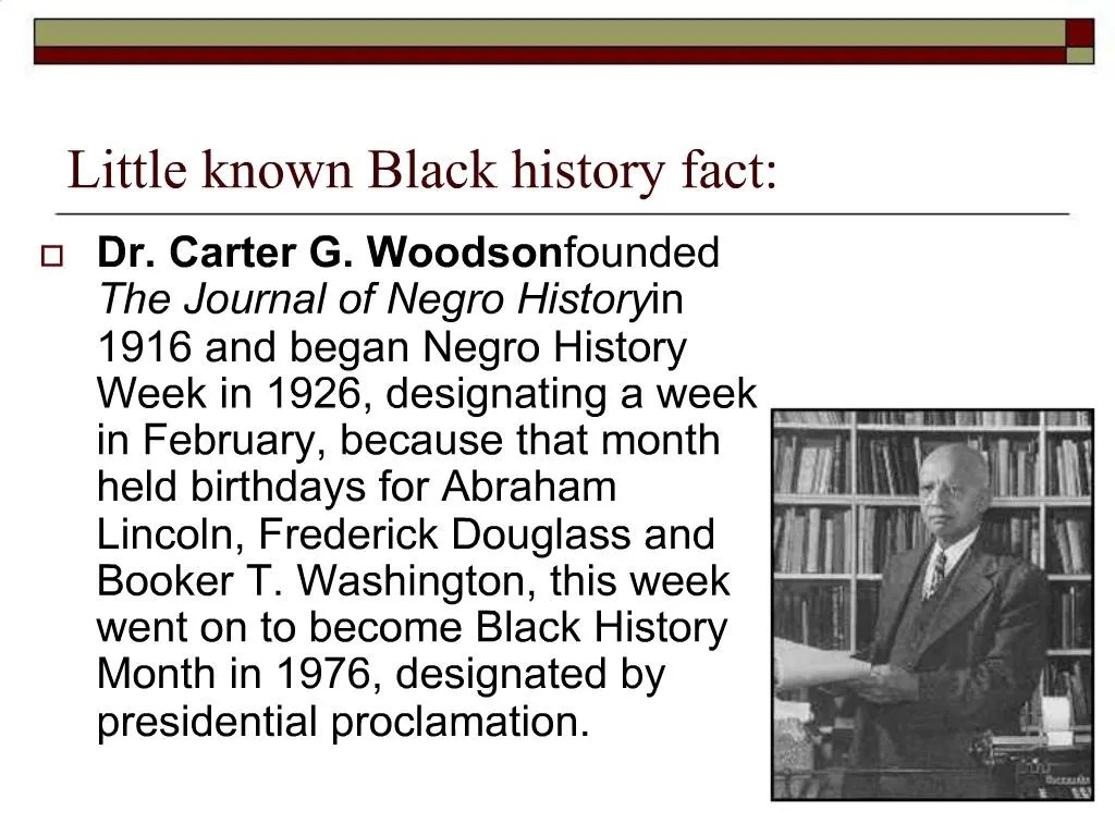 PPT Little known Black history fact PowerPoint Presentation, free