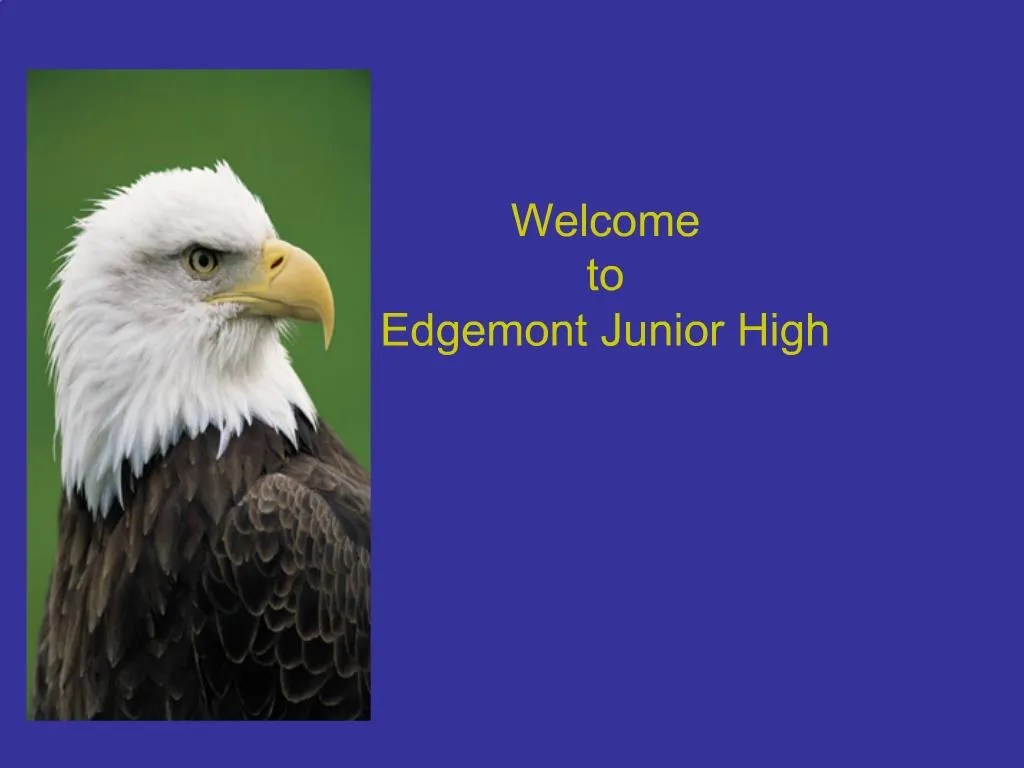 PPT to Edgemont Junior High PowerPoint Presentation, free