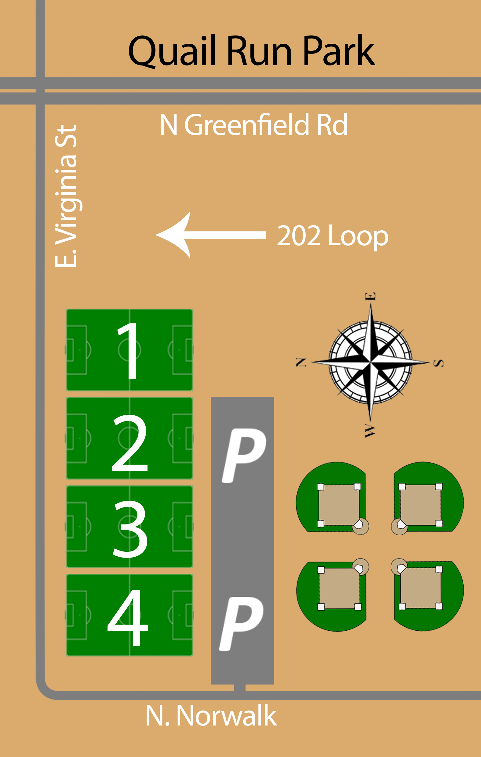 Quail Run 2024 Calendar Quail Run Field Map