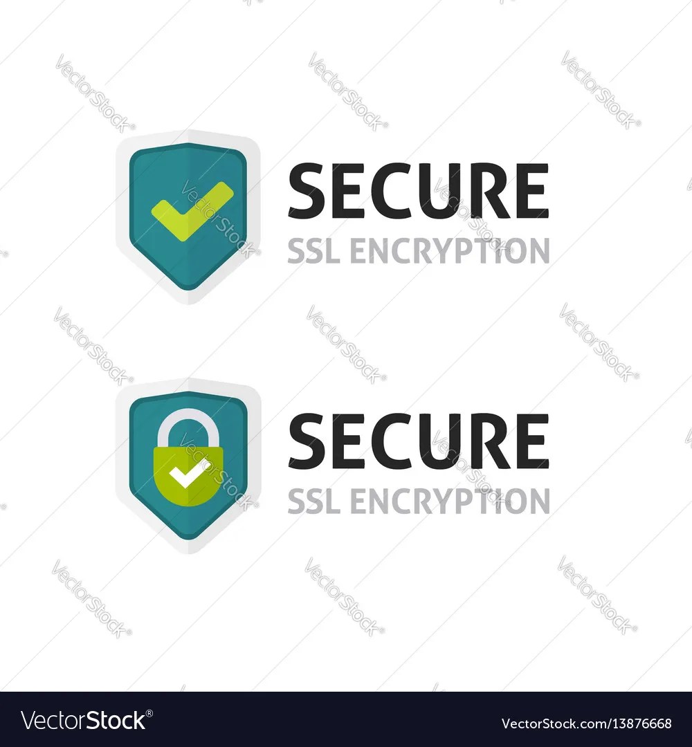 Ssl certificate icon secure encryption Royalty Free Vector