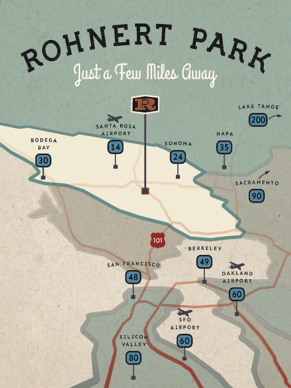 Area Map City of Rohnert Park
