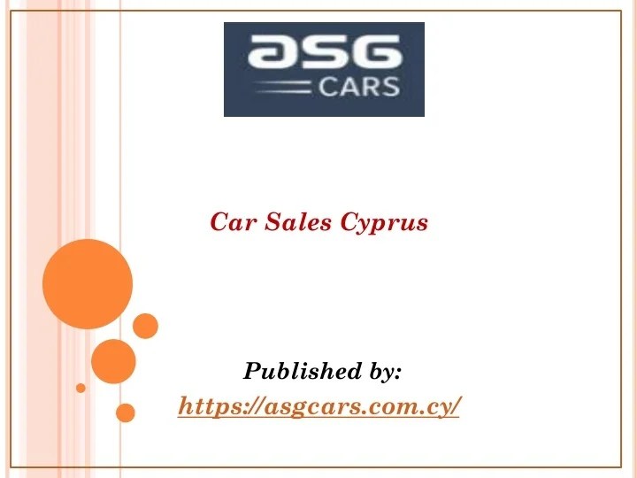 PPT Car Sales Cyprus PowerPoint Presentation, free download ID10104312