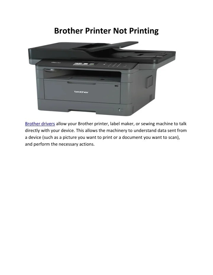 PPT Brother Printer Not Printing PowerPoint Presentation, free