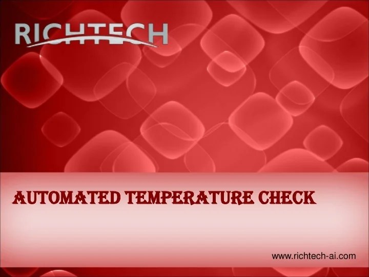 PPT Automated temperature check PowerPoint Presentation, free