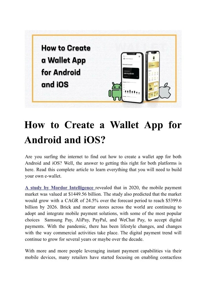PPT How to Create a Wallet App for Android and iOS? PowerPoint Presentation ID10429916