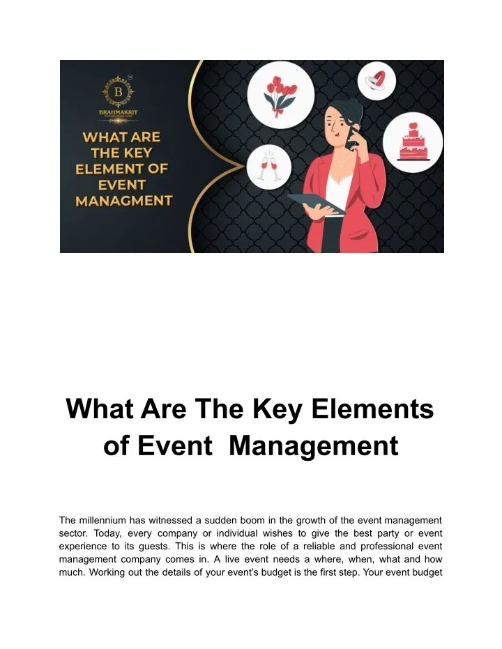 PPT What Are The key Elements of Event Management PowerPoint
