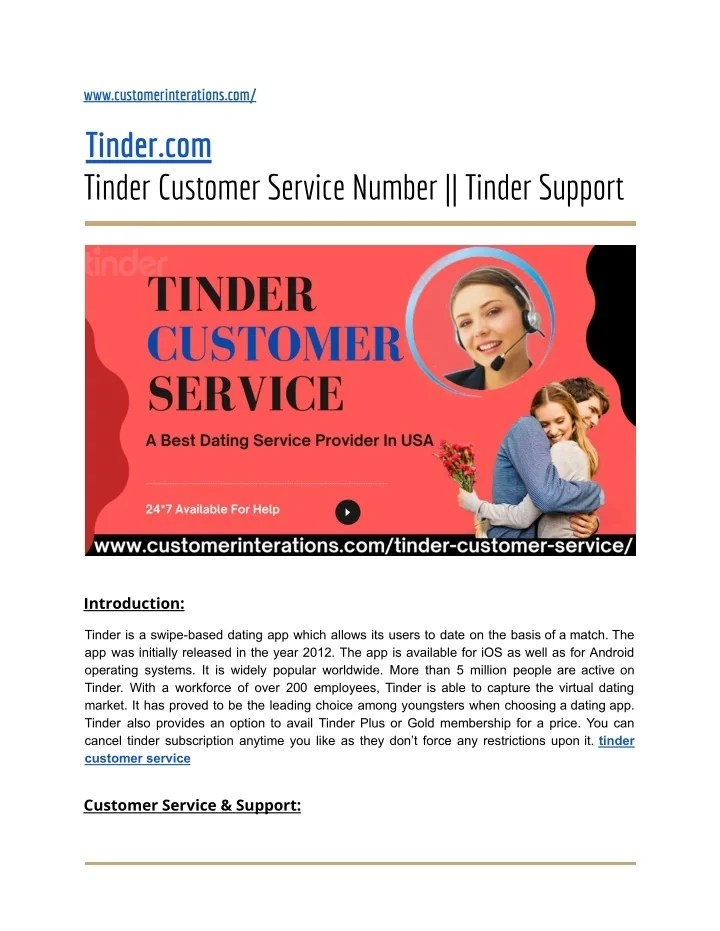 PPT tinder customer service number PowerPoint Presentation, free