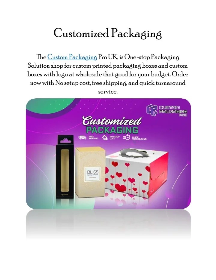PPT Customized Packaging PowerPoint Presentation, free download ID
