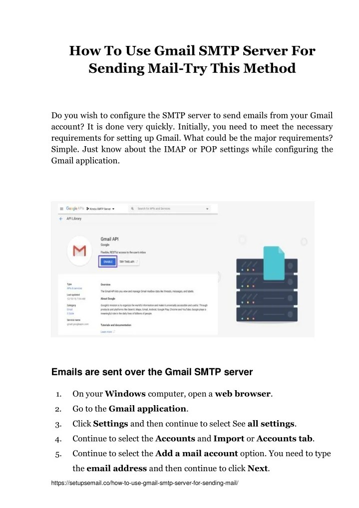 PPT (Fix) How To Use Gmail SMTP Server For Sending Mail Easy Guide